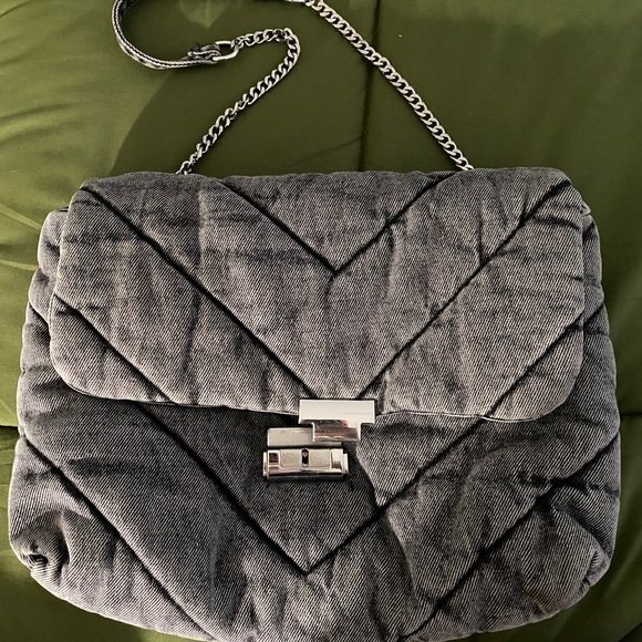 Zara Handbags - Zara Quilted Denim Bag